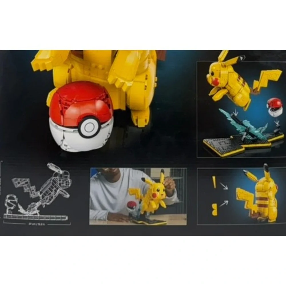 LEGO Pokemon Pikachu and Poke Ball Building Set 72152 Adult 2050 Pcs New - Picture 6 of 8